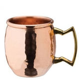 Mini Moscow Mule rund, Hammerschlag-Optik - 7,5 cl